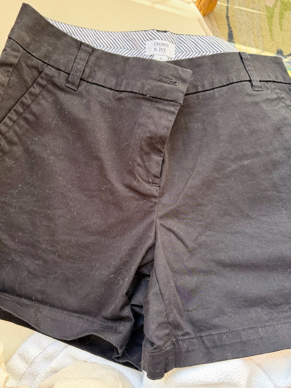 crown & ivy Black Women's Bermuda Shorts